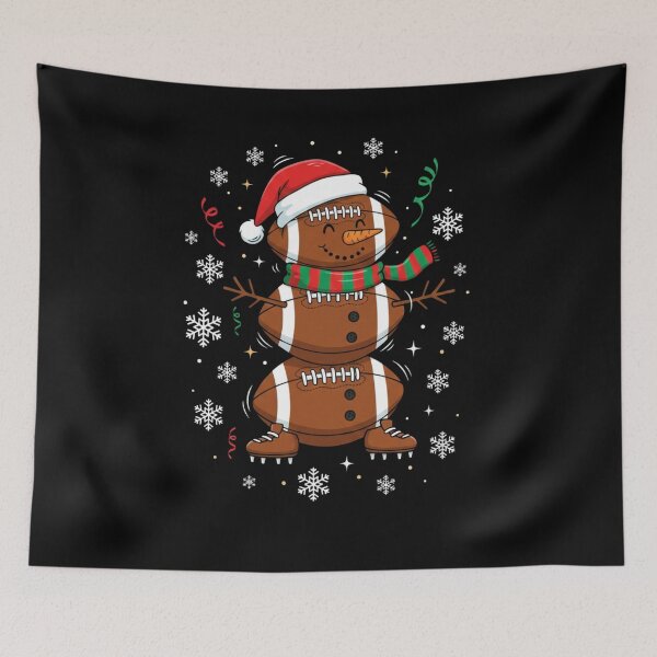 Item preview, Soccer Ball Snowman Shirt Sporty Christmas Design, Festive Football Gift Graphic Tee  designed and sold by Kukiishop.