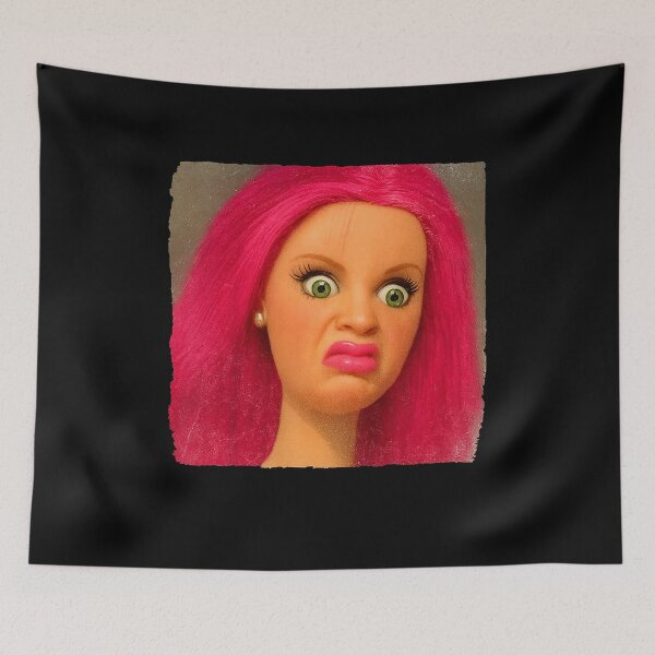 Item preview, Funny Disgusting Doll face Meme designed and sold by BASKF.