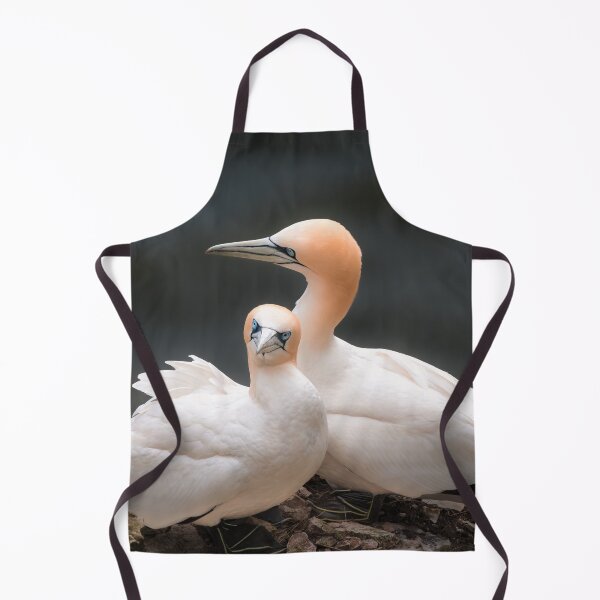Item preview, Cliff Edge Gannet Pair Portrait designed and sold by Karen Dore Art & Photography.