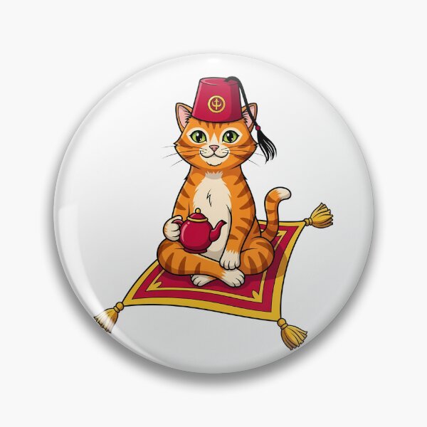 Item preview, Magical Cat Fez Teatime Design designed and sold by k3rstman1.