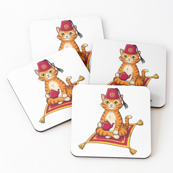 Item preview, Magical Cat Fez Teatime Design designed and sold by k3rstman1.
