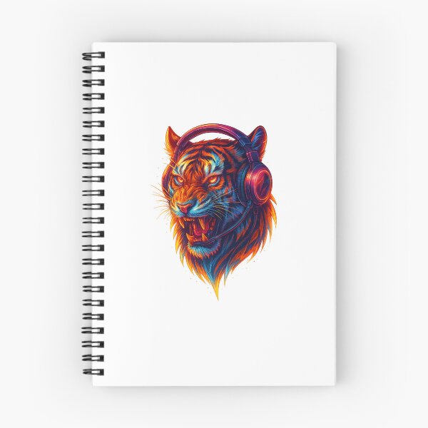 Item preview, Tiger with headset designed and sold by PantherKivv.