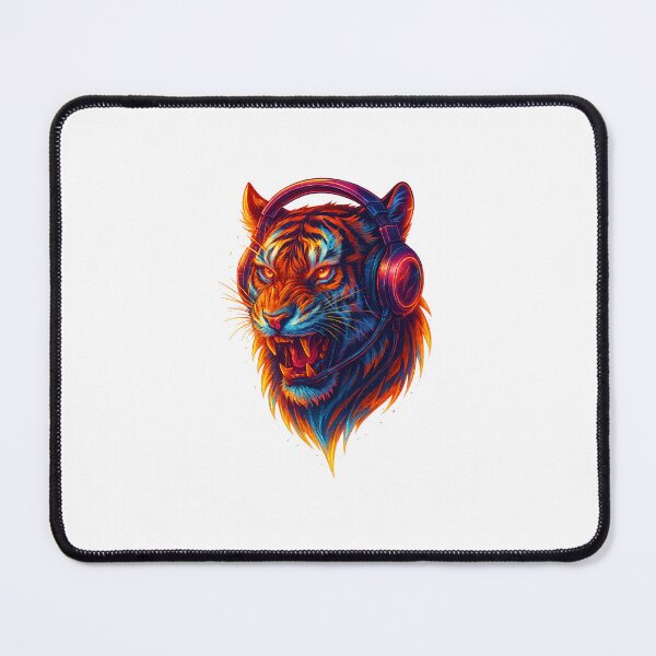 Item preview, Tiger with headset designed and sold by PantherKivv.