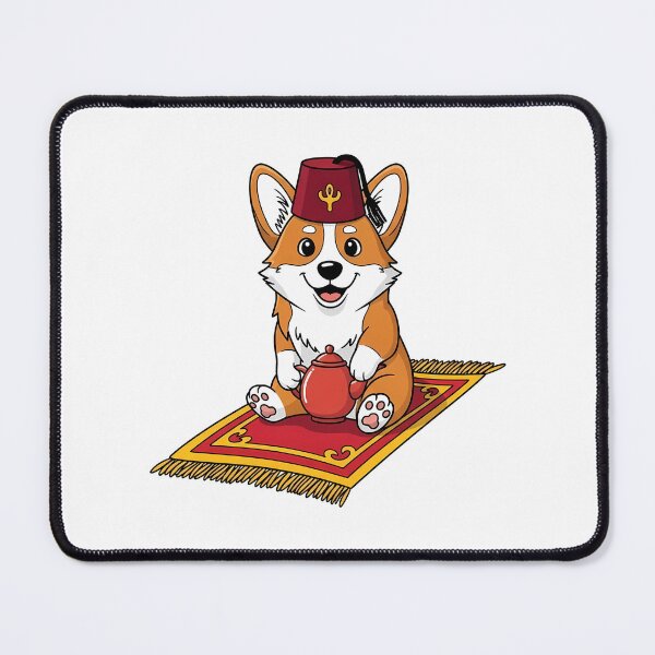 Item preview, Cute Corgi Fez Magic Carpet Tea designed and sold by k3rstman1.