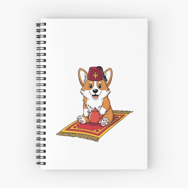 Item preview, Cute Corgi Fez Magic Carpet Tea designed and sold by k3rstman1.