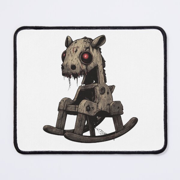 Item preview, Cursed Rocking Horse from Hell designed and sold by DigitalArtKiosk.