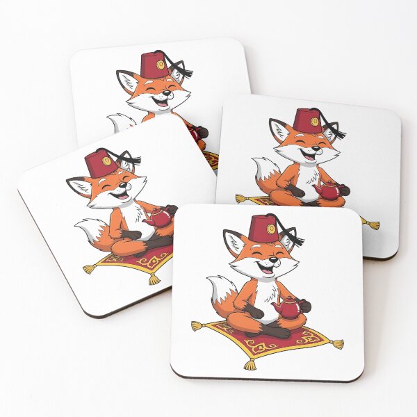 Item preview, Cute Fox Fez Magic Carpet Teapot designed and sold by k3rstman1.