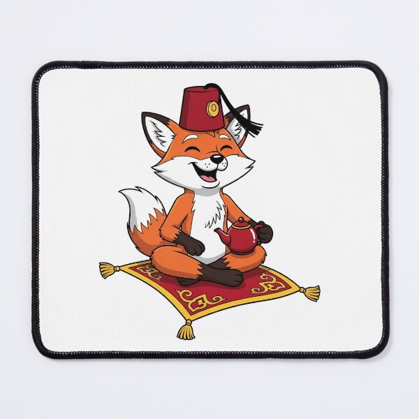 Item preview, Cute Fox Fez Magic Carpet Teapot designed and sold by k3rstman1.