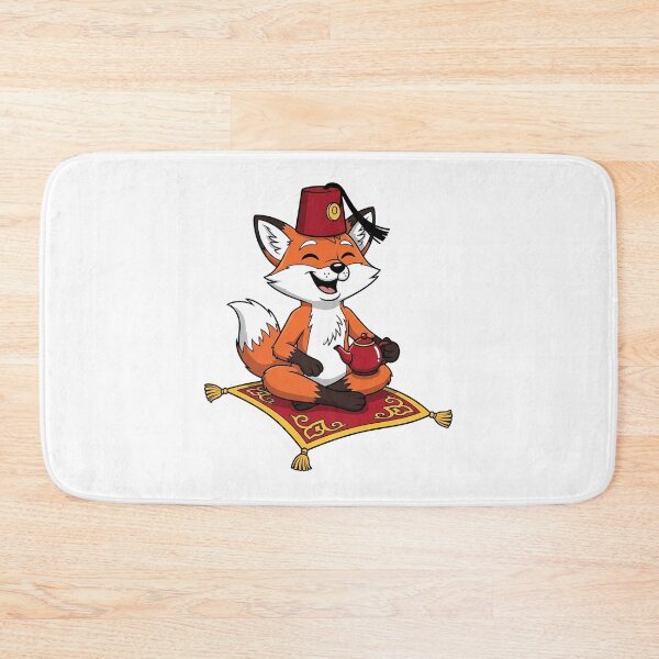 Item preview, Cute Fox Fez Magic Carpet Teapot designed and sold by k3rstman1.