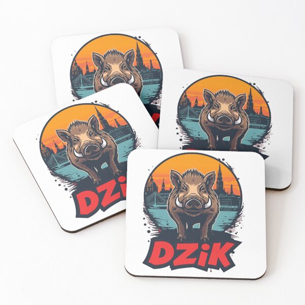 Item preview, Gdańsk Wild Boar Sunset Design – DZIK Urban Animal Art designed and sold by AndreiTS90.