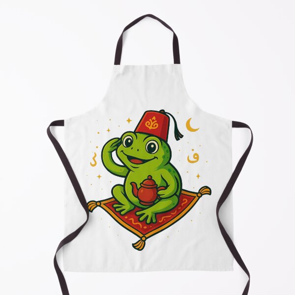 Item preview, Cute Frog Magic Carpet Arabian Tea designed and sold by k3rstman1.