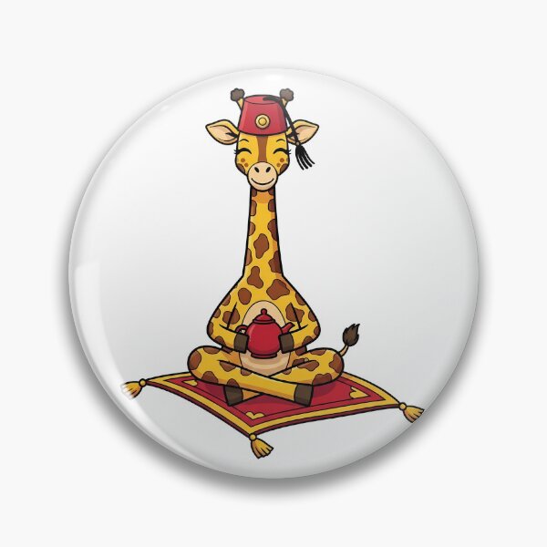 Item preview, Cute Giraffe Oriental Magic Carpet Tea designed and sold by k3rstman1.