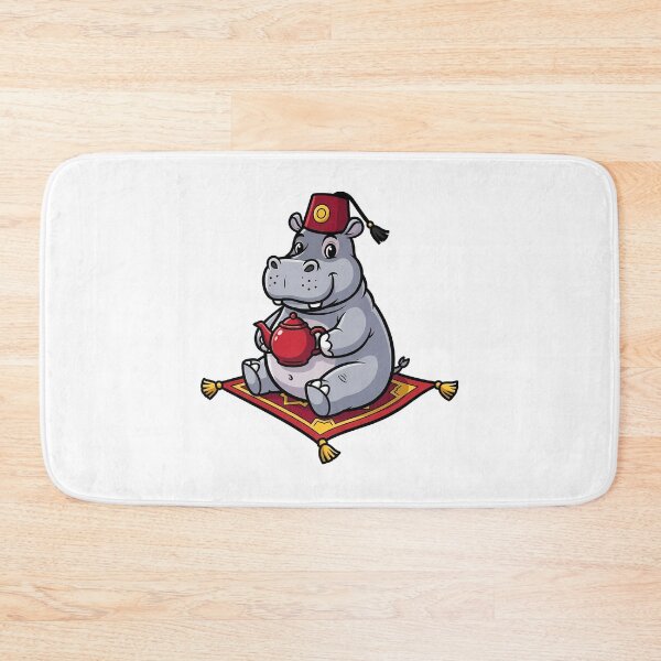 Item preview, Cute Hippo Fez Magic Carpet Teapot designed and sold by k3rstman1.