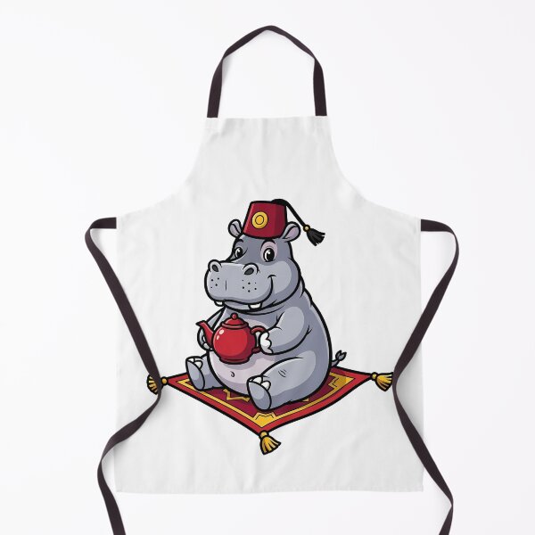 Item preview, Cute Hippo Fez Magic Carpet Teapot designed and sold by k3rstman1.