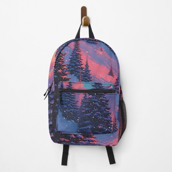 Item preview, Winter landscape with snow-covered trees and sunset designed and sold by Mianku | Für das Leben.