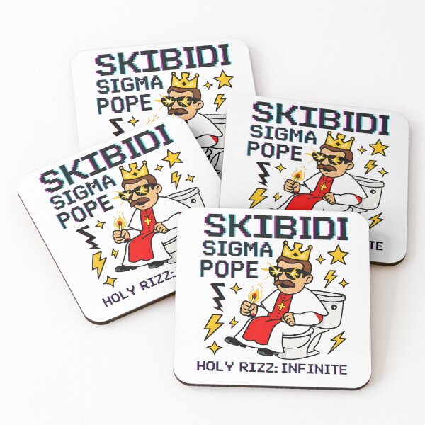 Item preview, Skibidi Sigma Pope Holy Rizz Art designed and sold by AnnDesignStudio.