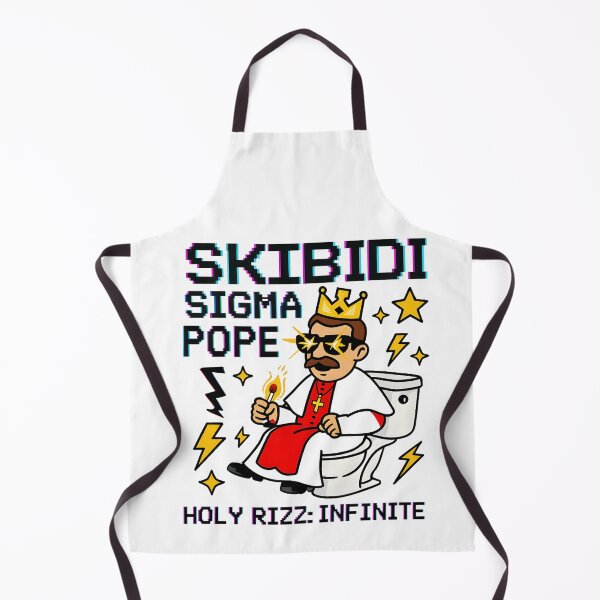 Item preview, Skibidi Sigma Pope Holy Rizz Art designed and sold by AnnDesignStudio.