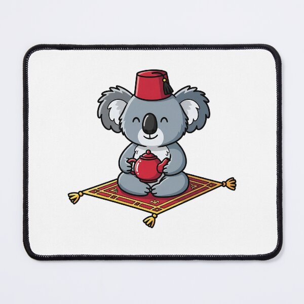 Item preview, Cute Koala Fez Hat Magic Carpet Tea designed and sold by k3rstman1.
