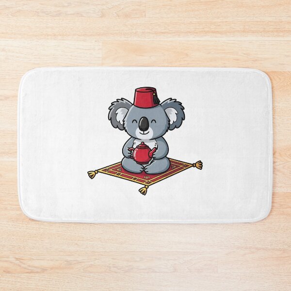 Item preview, Cute Koala Fez Hat Magic Carpet Tea designed and sold by k3rstman1.