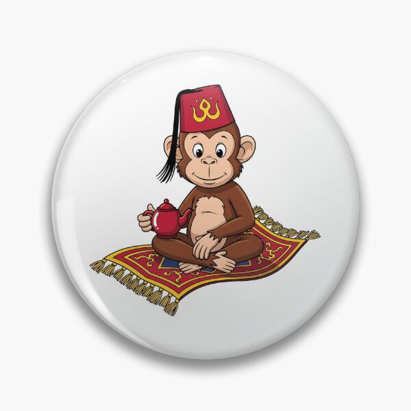 Item preview, Whimsical Arabian Monkey Magic Carpet Teapot designed and sold by k3rstman1.