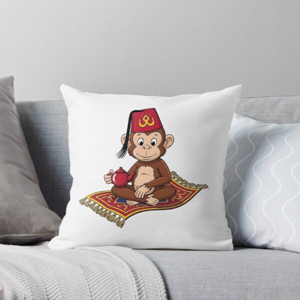 Item preview, Whimsical Arabian Monkey Magic Carpet Teapot designed and sold by k3rstman1.