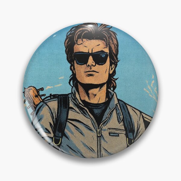 Artikelvorschau, Steve Harrington – Postapokalyptische Stranger Things-Kunst im Comic-Stil entworfen und verkauft von DavidSalazo.