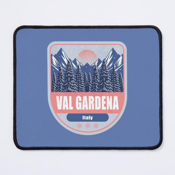 Item preview, Val Gardena Italy – Snowy Mountain Winter Badge designed and sold by CynthiaGraphics.
