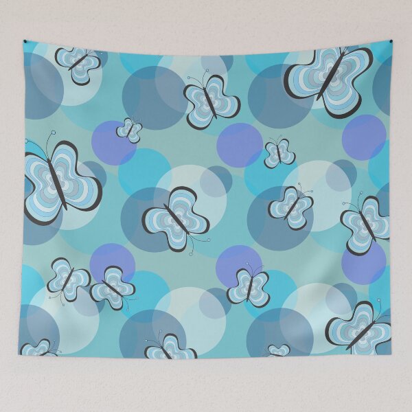 Item preview, BLUE BUTTERFLIES designed and sold by Art2Be-Studio.