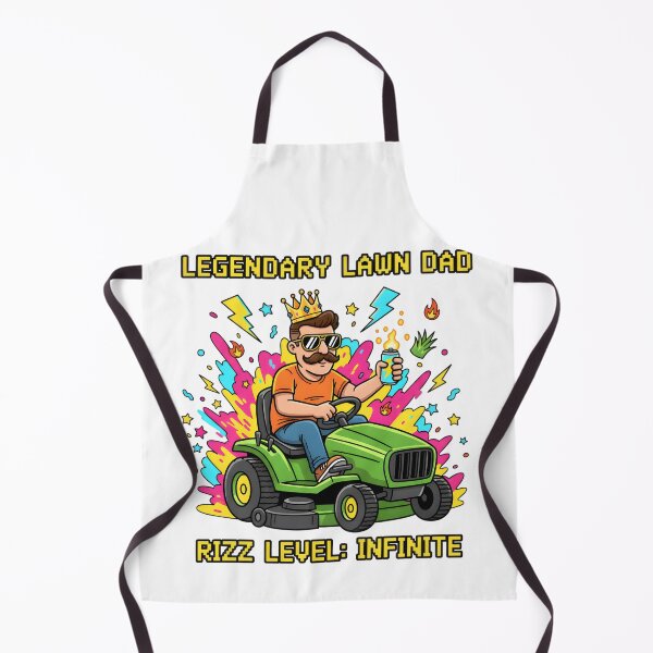 Item preview, Legendary Lawn Dad Infinite Rizz Art designed and sold by AnnDesignStudio.