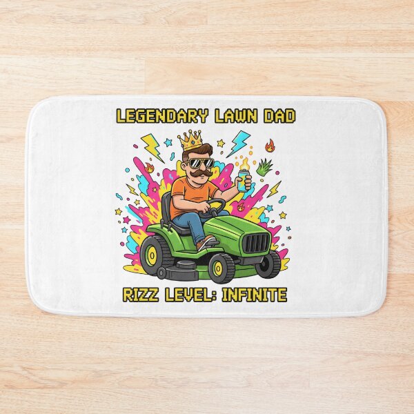 Item preview, Legendary Lawn Dad Infinite Rizz Art designed and sold by AnnDesignStudio.