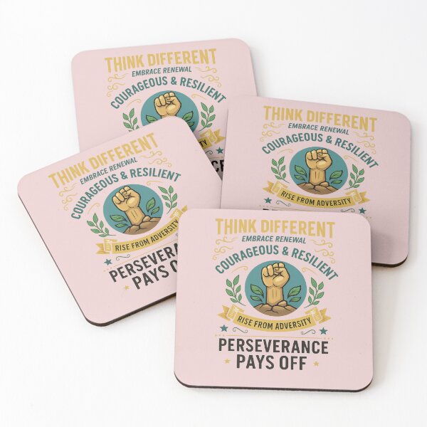 Item preview, Think Different – Resilience & Renewal Motivational Design designed and sold by Dogandesighn.