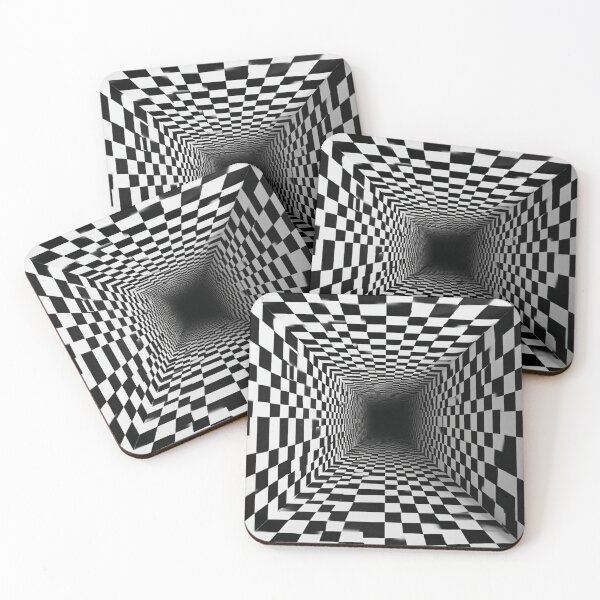 Item preview, Infinite Checkerboard Tunnel: Hypnotic Optical Illusion Art designed and sold by casualnature.