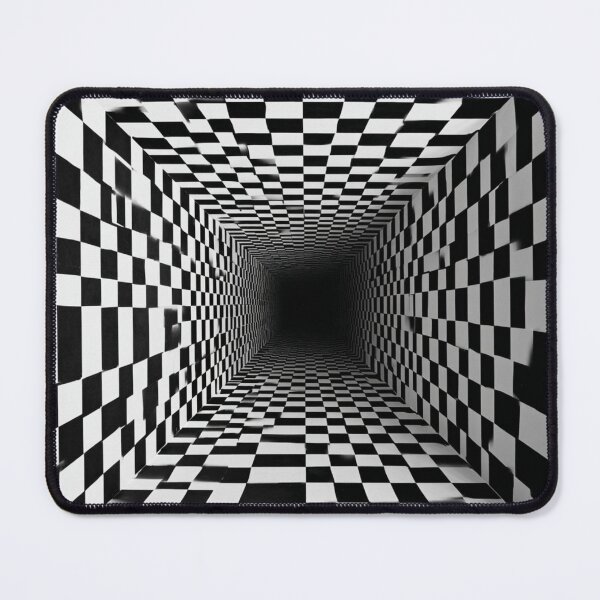 Item preview, Infinite Checkerboard Tunnel: Hypnotic Optical Illusion Art designed and sold by casualnature.