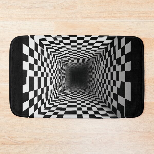 Item preview, Infinite Checkerboard Tunnel: Hypnotic Optical Illusion Art designed and sold by casualnature.
