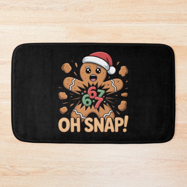 Item preview, Oh Snap Gingerbread 67 - Funny Christmas Six Seven Meme Design designed and sold by LovelyEvaDesign.