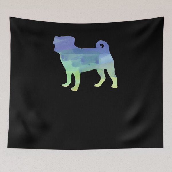 Artikelvorschau, Bestes Wasser-Farbhemd-Mops-Aquarell-Hemd entworfen und verkauft von shoppzee.