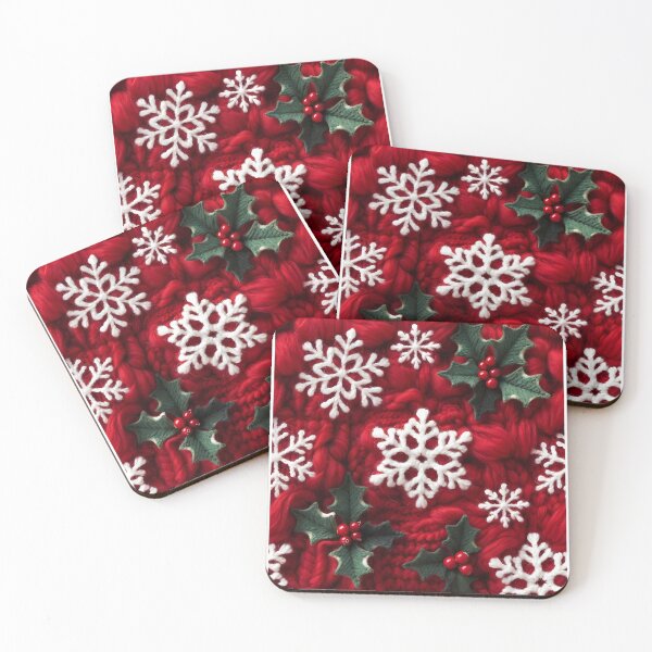 Item preview, Christmas theme, Knitted Fabric-look Texture, Red Background (image size 8320x12480) designed and sold by Digital-Davinci.
