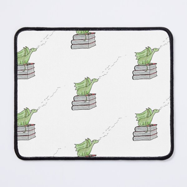 Item preview, Green dragon guarding his books designed and sold by PaintingPositives.
