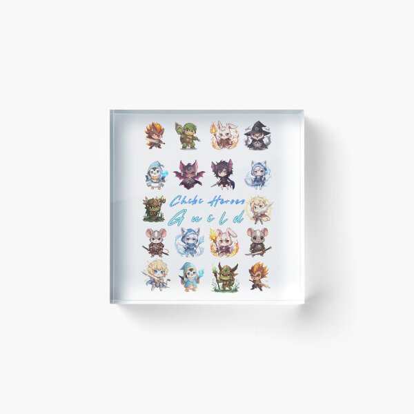 Item preview, Chibi Heroes Guild – Cute Fantasy Character Collection designed and sold by Monzora.
