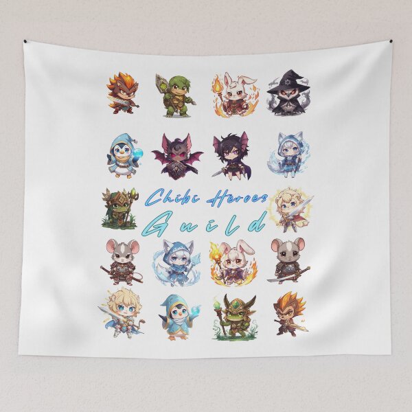 Item preview, Chibi Heroes Guild – Cute Fantasy Character Collection designed and sold by Monzora.
