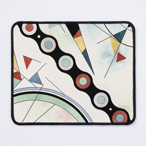 Item preview, Abstract Colorful bike chain art. Kandinsky inspired designed and sold by Pedal Canvas.