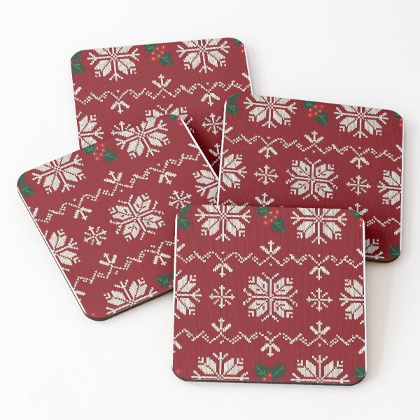 Item preview, Christmas theme, Knitted Fabric-look Texture, Red Background (image size 8320x12480) designed and sold by Digital-Davinci.