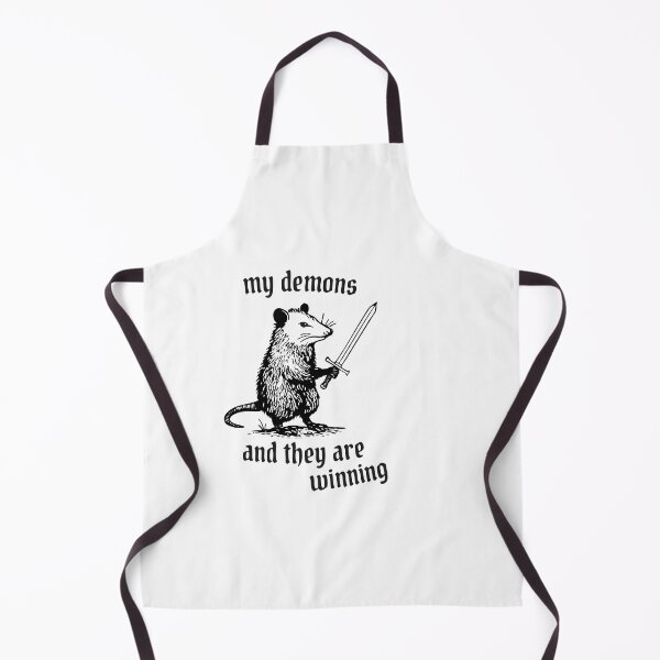 Item preview, I'm fighting my demons and they are winning meme designed and sold by CloudyPress.