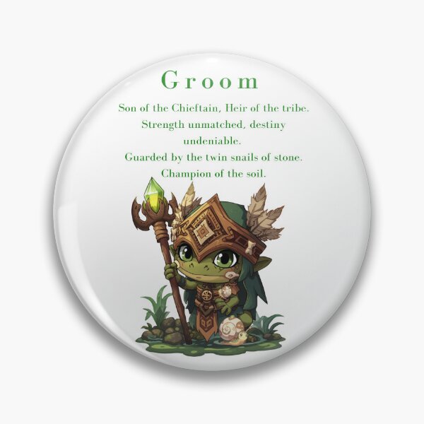 Item preview, Groom – Stone-Snail Guardian of the Tribe designed and sold by Monzora.