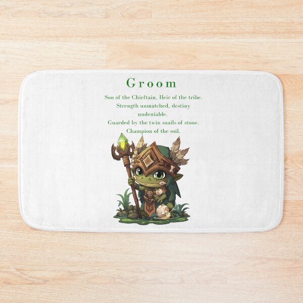 Item preview, Groom – Stone-Snail Guardian of the Tribe designed and sold by Monzora.
