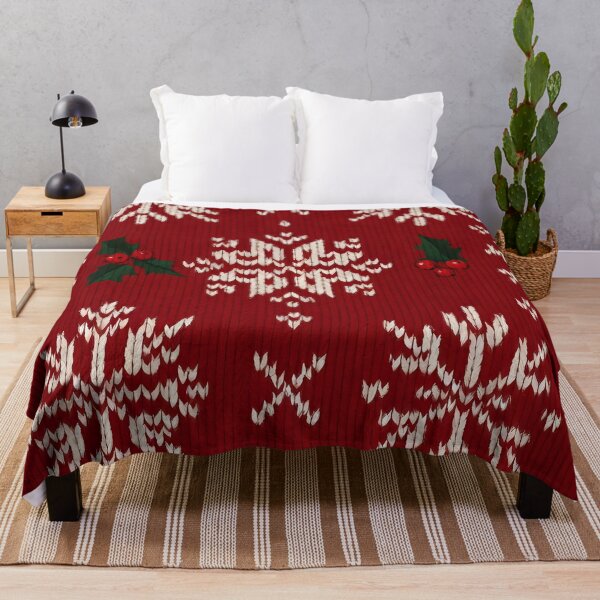 Item preview, Christmas theme, Knitted Fabric-look Texture, Red Background (image size 8320x12480) designed and sold by Digital-Davinci.