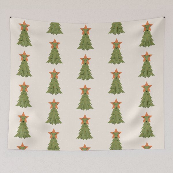 Item preview, Funny Greyhound Christmas Tree Star designed and sold by zzz888.