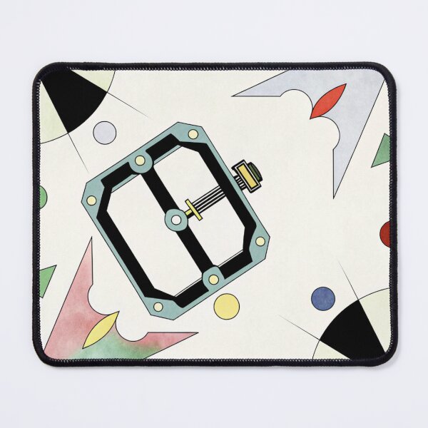 Item preview, Abstract Colorful bike pedal art. Kandinsky inspired designed and sold by Pedal Canvas.