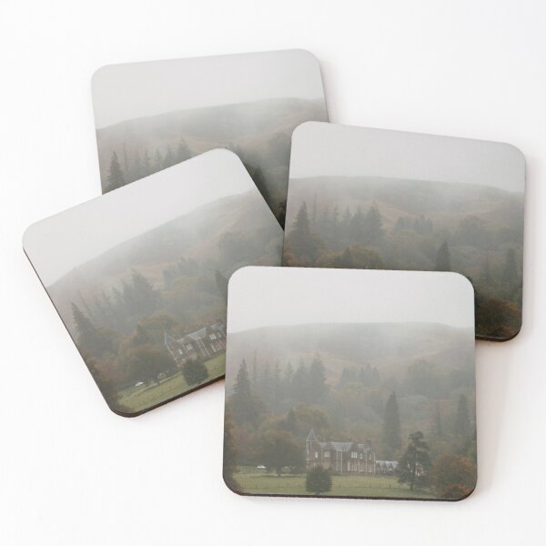 Item preview, Autumn mist over the manor house designed and sold by rhosbahu.