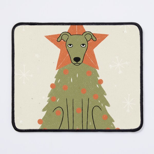 Item preview, Unimpressed Greyhound Christmas Tree Holiday Star designed and sold by zzz888.